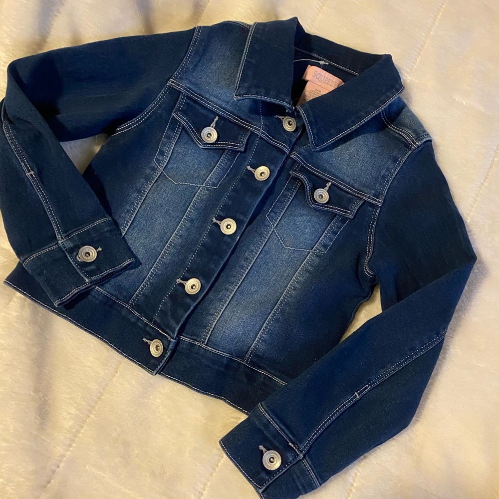 Squeeze Girls Denim Jacket Size 7/8